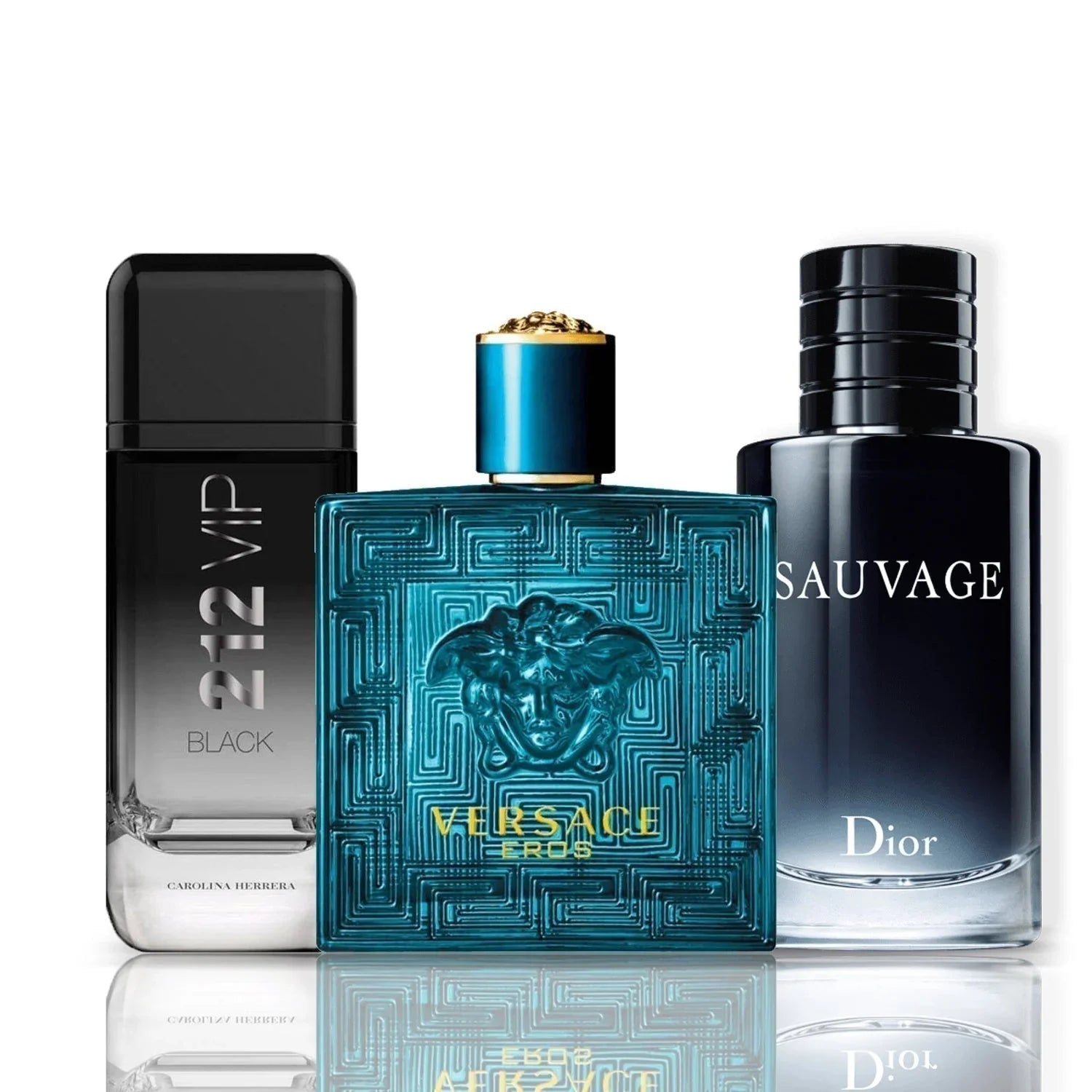 Set di 3 profumi | 212 VIP Black + Eros + Sauvage